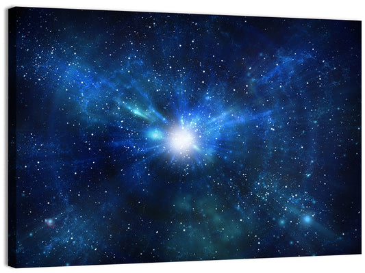Lightspeed Galaxy Burst Wall Art