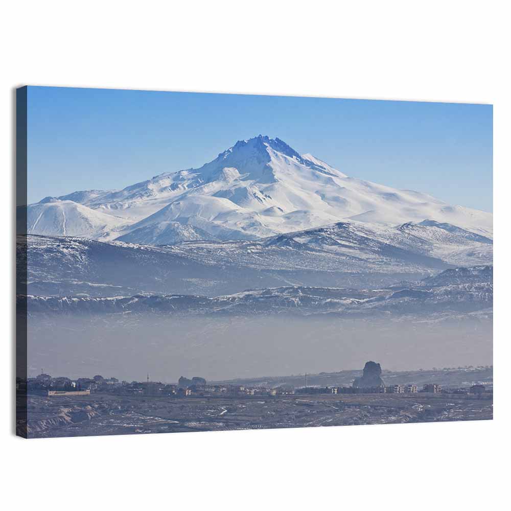 Mount Erciyes Winter Landscape Wall Art