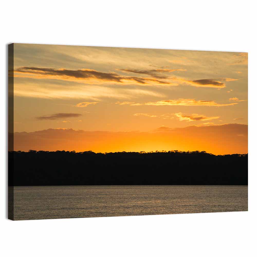 Sunrise Over Lake Apoyo Wall Art