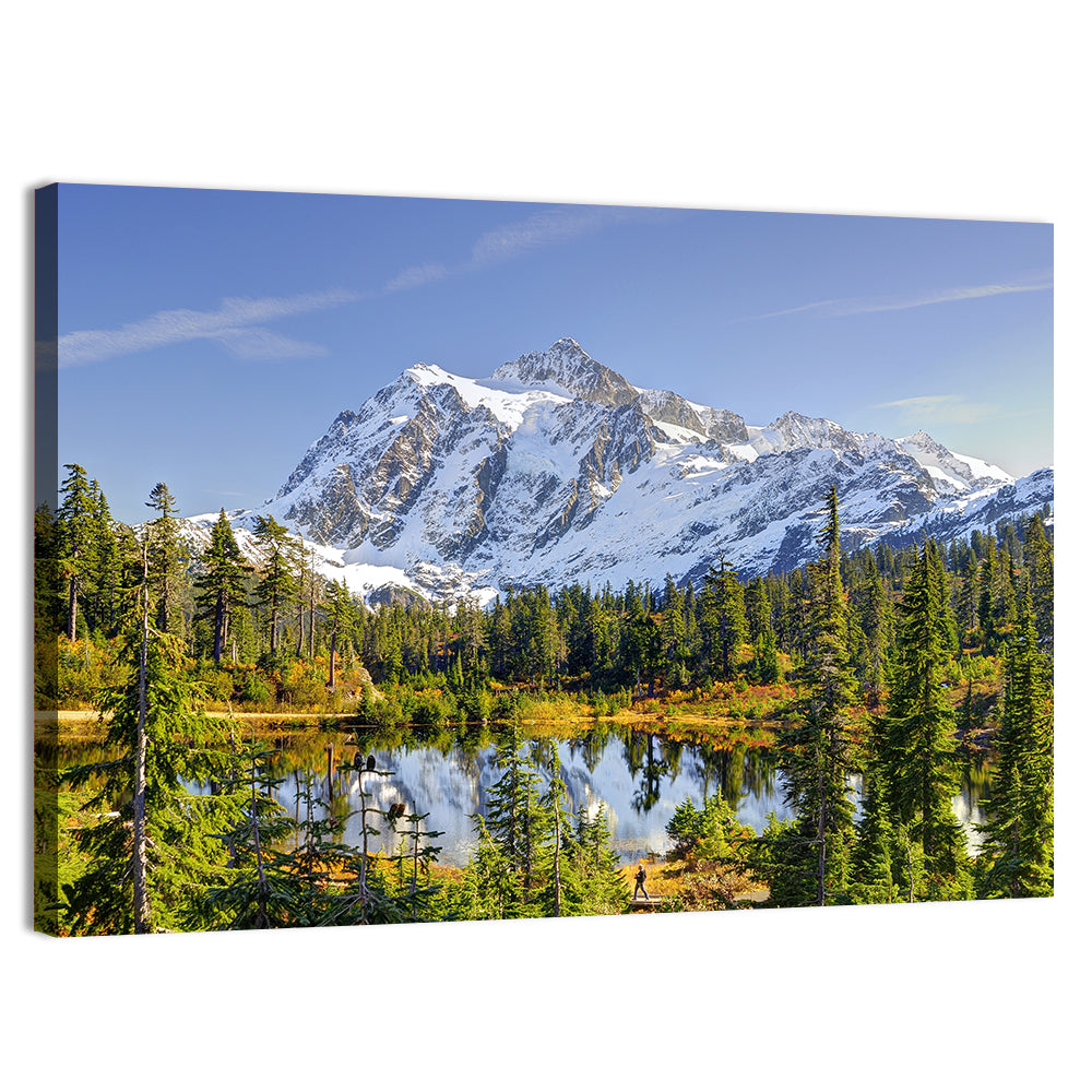 Mount Shuksan Lake Reflection Wall Art
