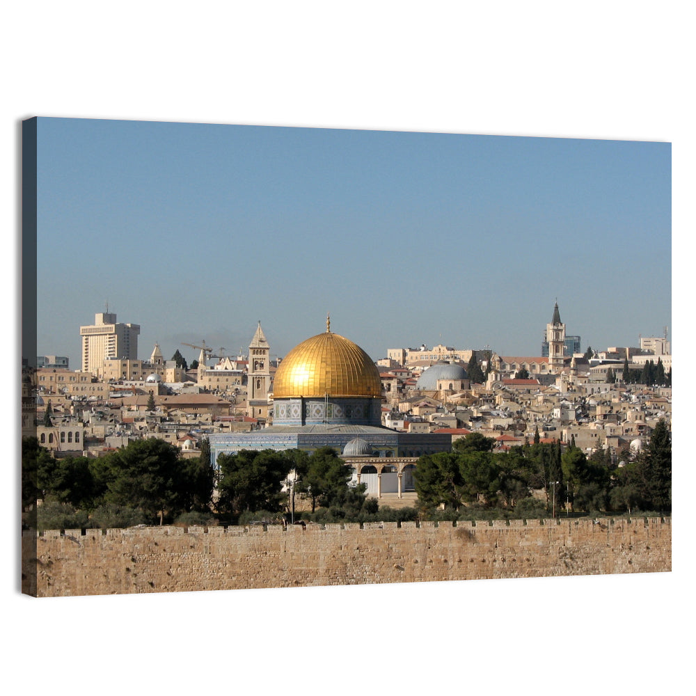 Golden Dome of the Rock, Jerusalem Wall Art