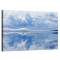 Siljan Lake Mist Reflection Wall Art