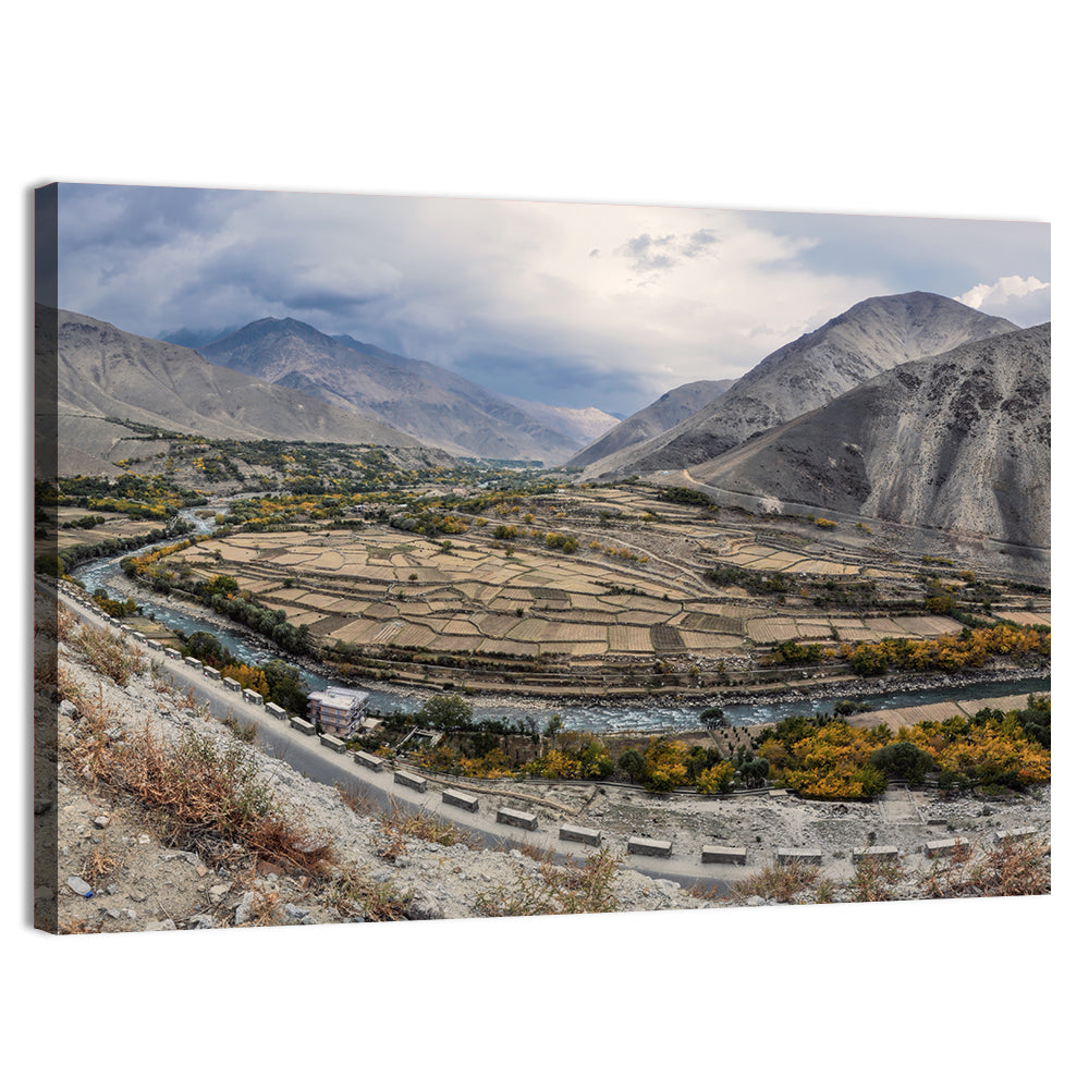Autumn Valley, Afghanistan Wall Art