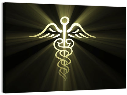 Medical Corps Caduceus Emblem Wall Art