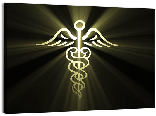 Medical Corps Caduceus Emblem Wall Art