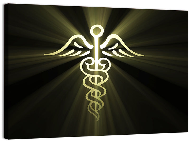 Medical Corps Caduceus Emblem Wall Art