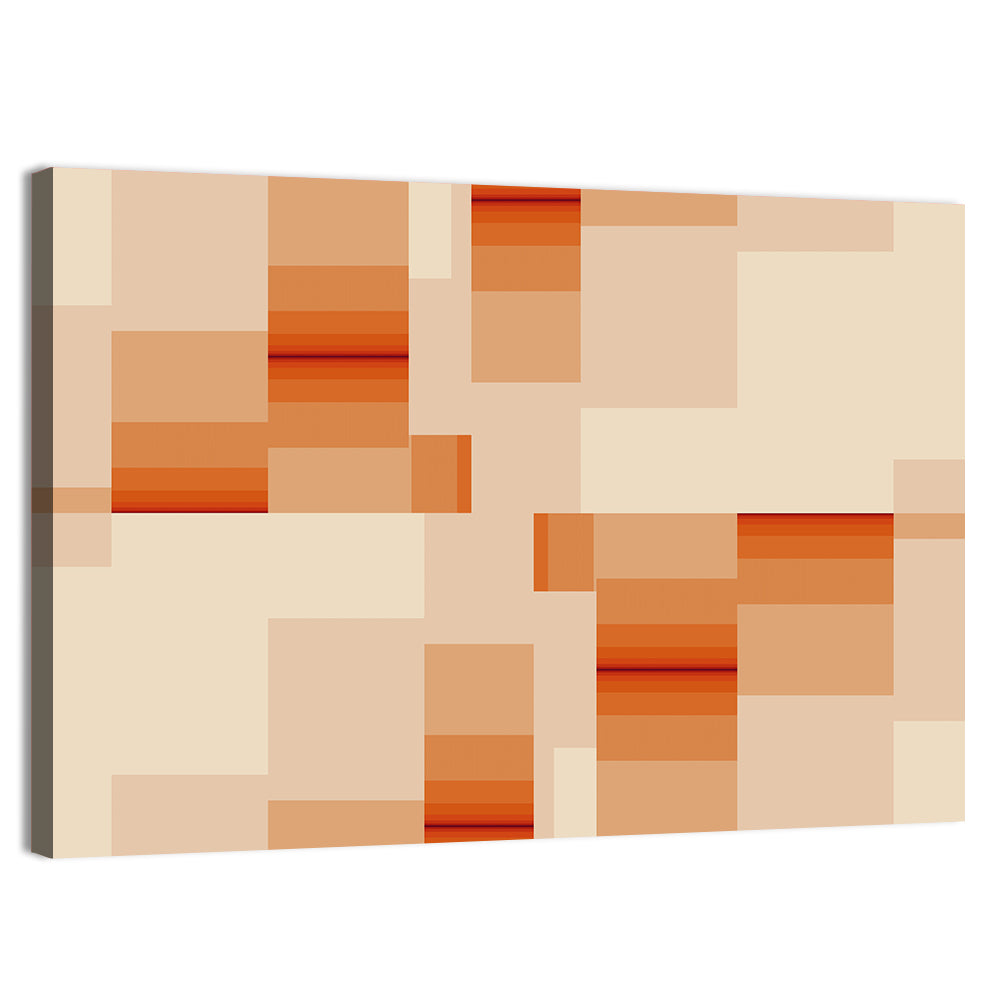 Minimalist Aerial Farm Fields Wall Art, canvas print, landscape