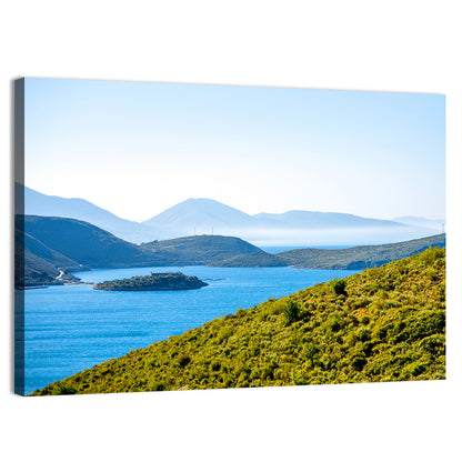 Porto Palermo Bay with Ali Pasha Castle Wall Art