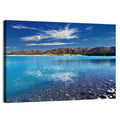 Lake Pukaki Pebble Shore Wall Art