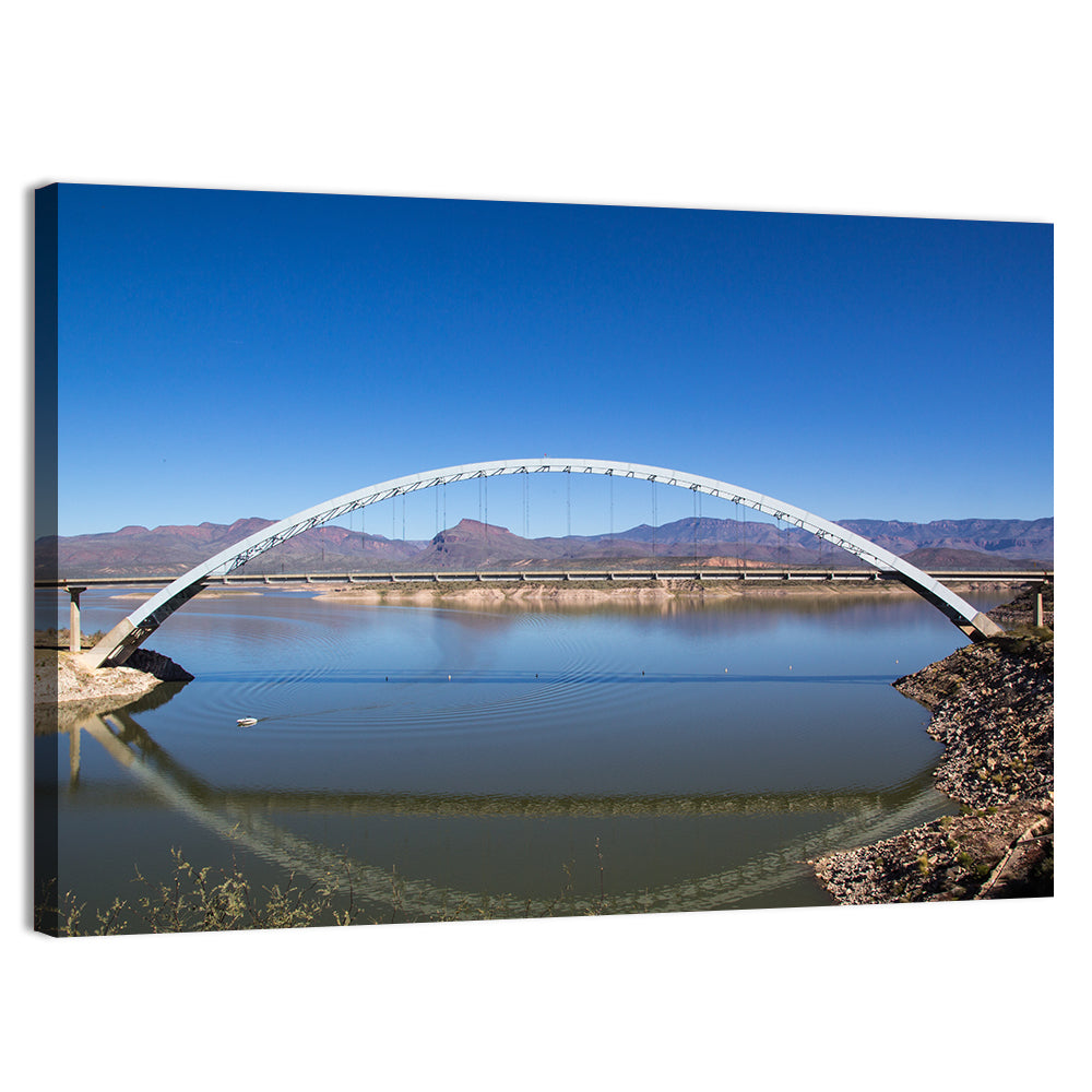 Roosevelt Lake Arch Bridge Wall Art