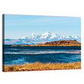 Lake Titicaca Blue and Gold Wall Art