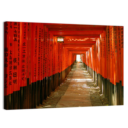 Fushimi Inari Torii Tunnel Wall Art