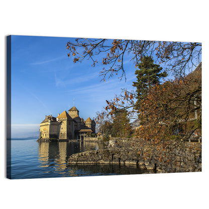Chillon Castle on Lake Geneva Wall Art