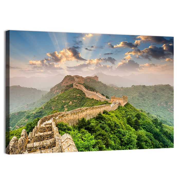 Great of China Wall Art as a canvas print