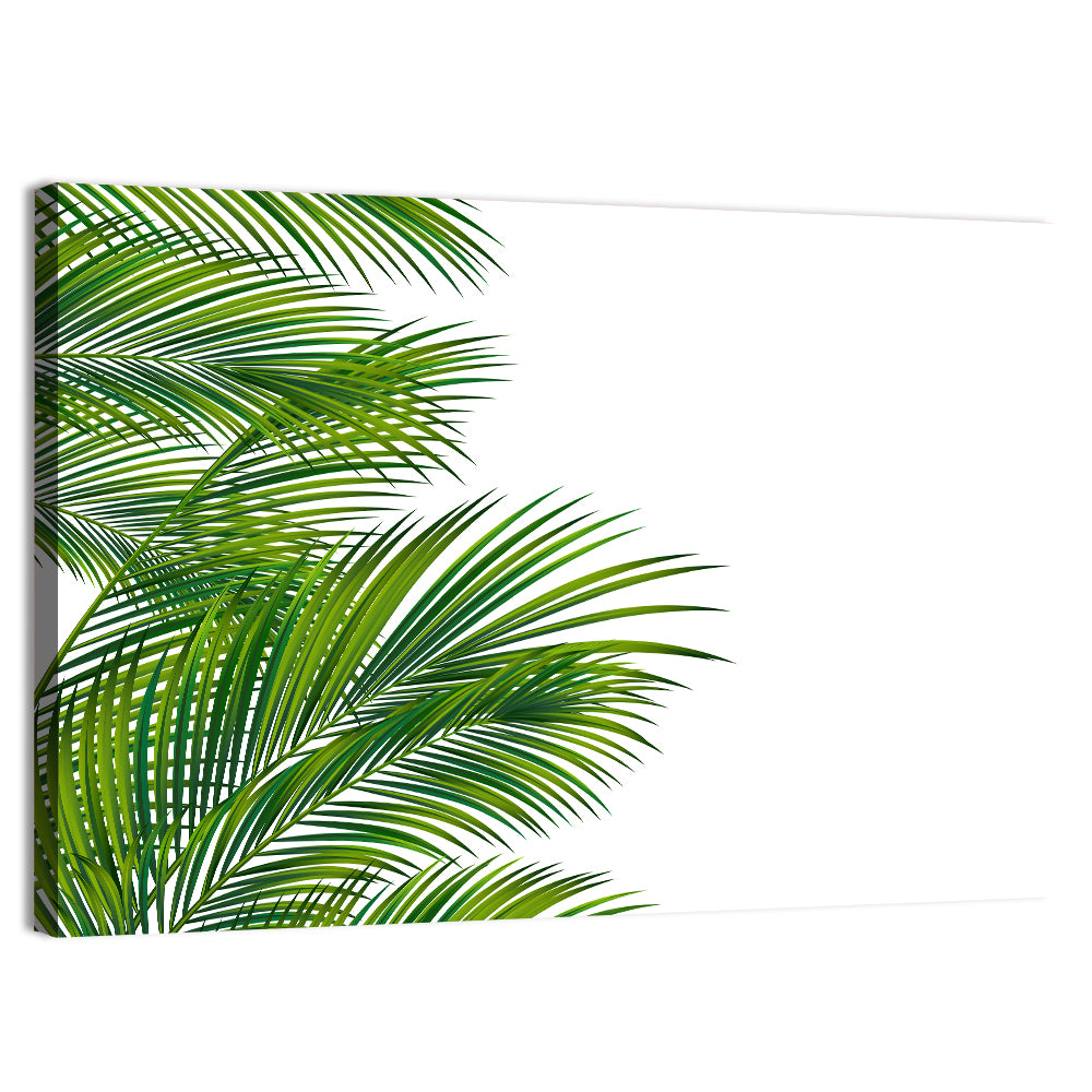 Asymmetrical Palm Fronds Wall Art