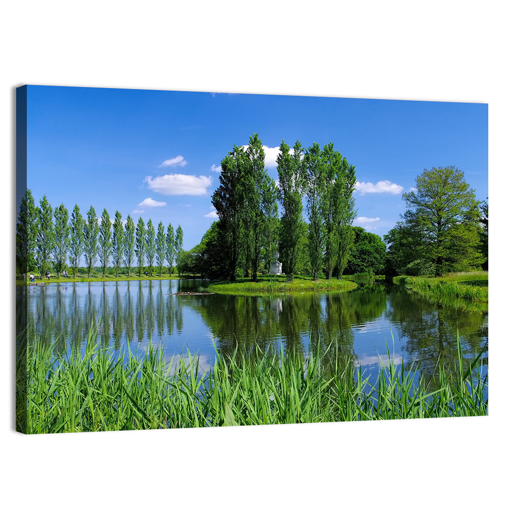 Woerlitz Rousseau Island Reflection Wall Art