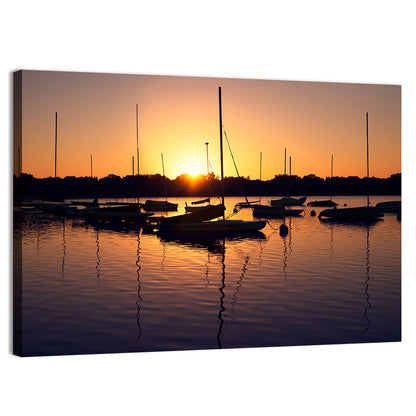 Lake Harriet Golden Sunrise Wall Art