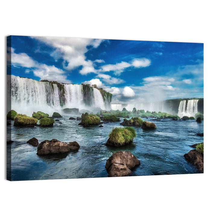 Iguazu Falls Vista Wall Art as a canvas print