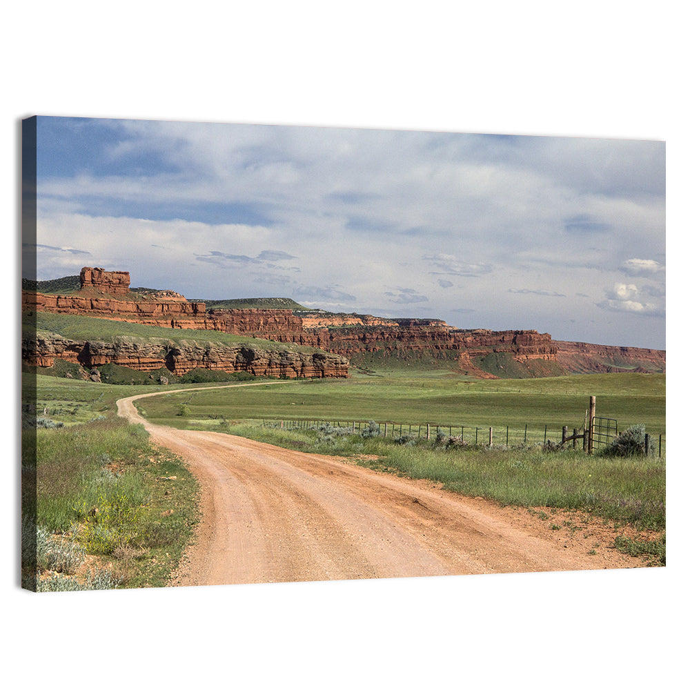 Kaycee Red Cliffs Wall Art, canvas print, landscape
