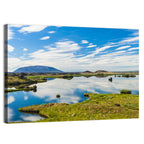 Lake Myvatn Reflection Wall Art