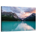 Turquoise Sunset at Lake Louise Wall Art