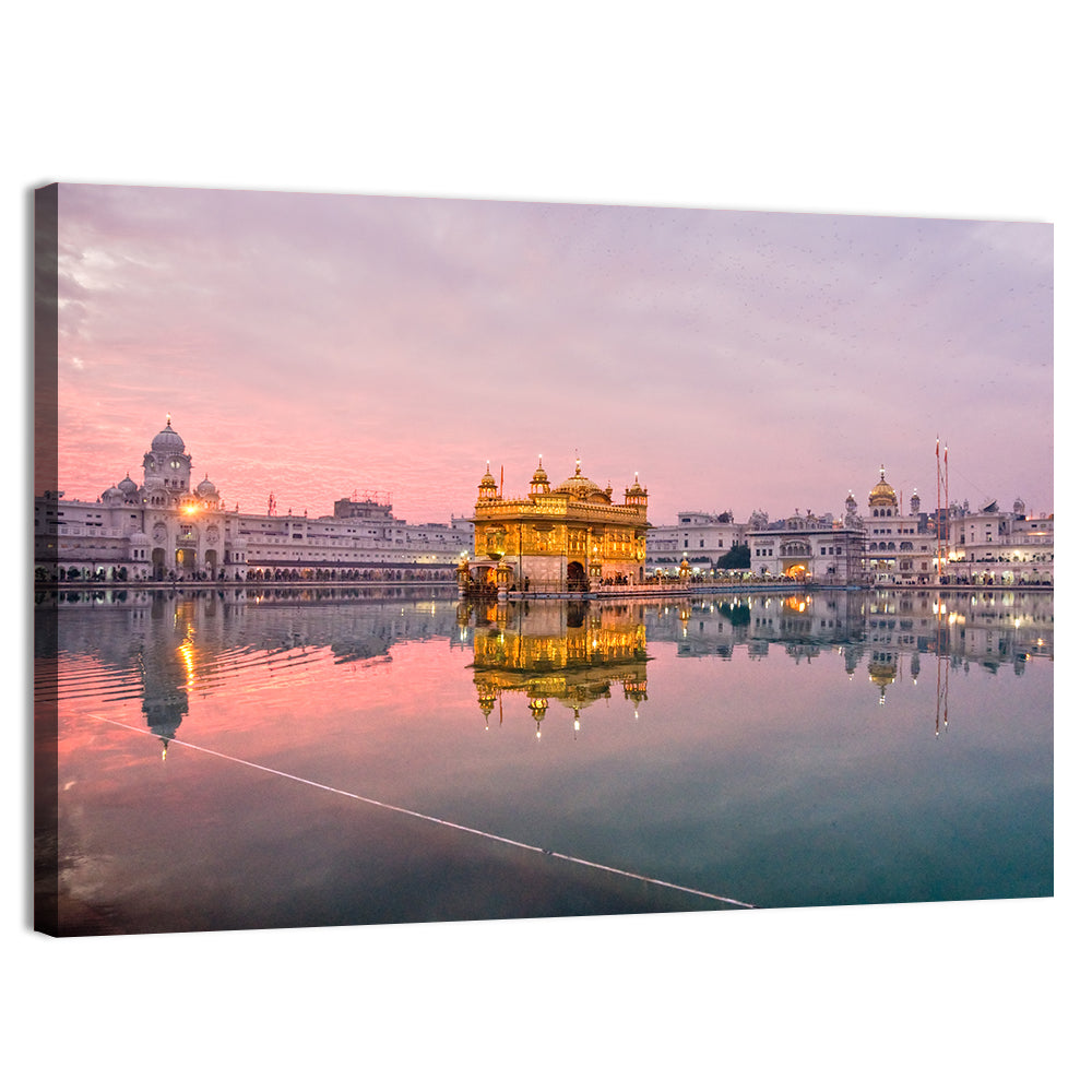 Golden Temple at Dusk, Amritsar Wall Art