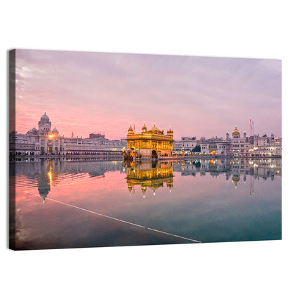 Golden Temple at Dusk, Amritsar Wall Art
