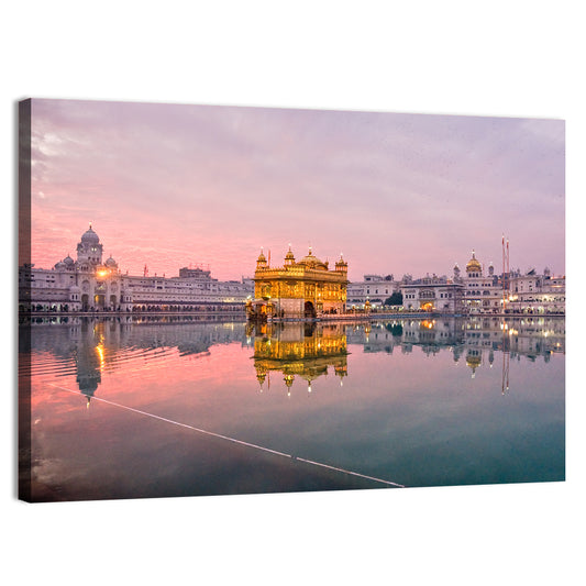 Golden Temple at Dusk, Amritsar Wall Art