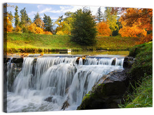 Autumn Waterfall Wall Art