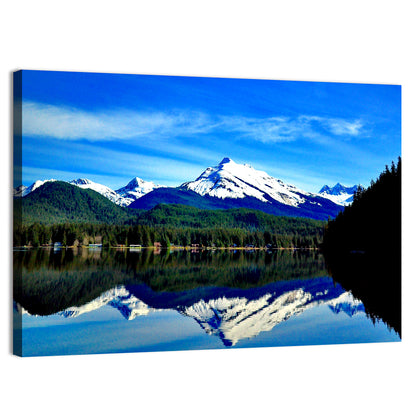 Juneau Mountains Reflection Wall Art