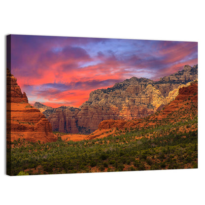 Sedona Red Rocks Sunrise Wall Art
