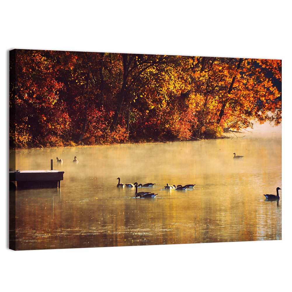 Governor Dodge Misty Lake Wall Art