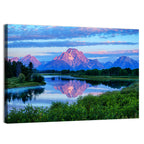 Oxbow Bend Dawn Reflection Wall Art