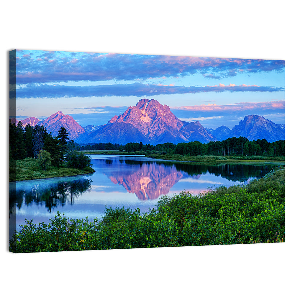 Oxbow Bend Dawn Reflection Wall Art