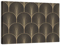 Antique Deco Fan Pattern Wall Art