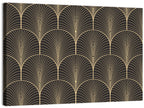 Antique Deco Fan Pattern Wall Art