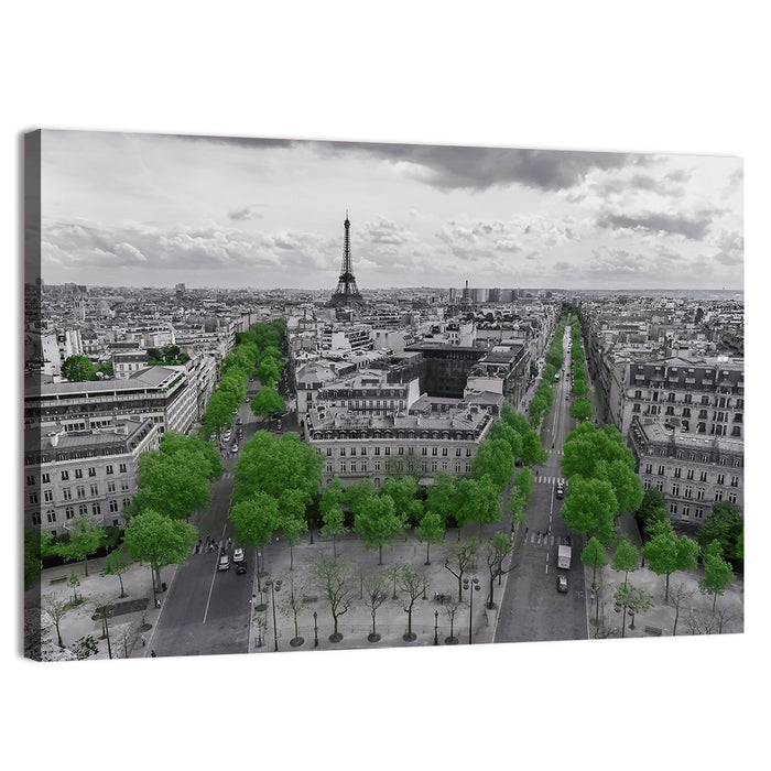 Champs Elysees, Paris Wall Art as a canvas print