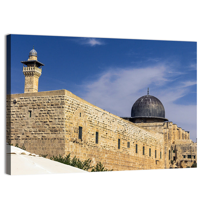 Al Aqsa Mosque, Temple Mount Wall Art as a canvas print
