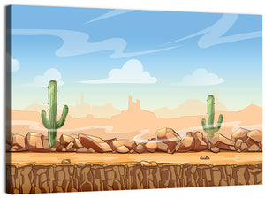 Digital Desertscape Wall Art