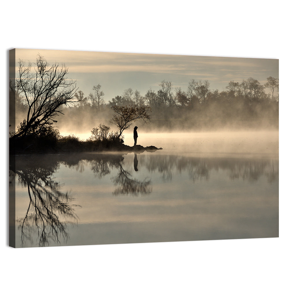 Centennial Lake Mist Wall Art