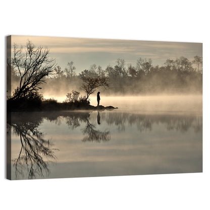 Centennial Lake Mist Wall Art