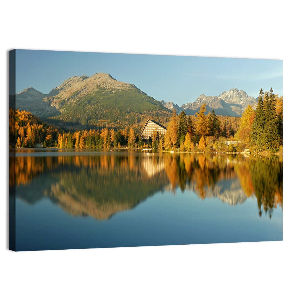 Štrbské Pleso Lake, High Tatras Wall Art