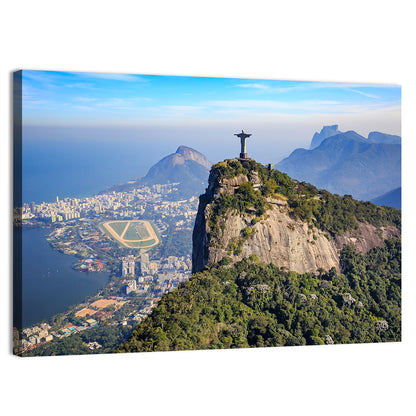 Rio De Janeiro Skyline with Christ the Redeemer Wall Art