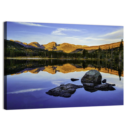 Sprague Lake Sunrise Reflection Wall Art