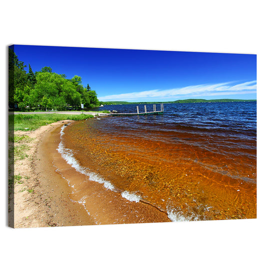 Lake Gogebic Beach Wall Art