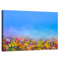 Cornflower and Daisy Meadow Wall Art