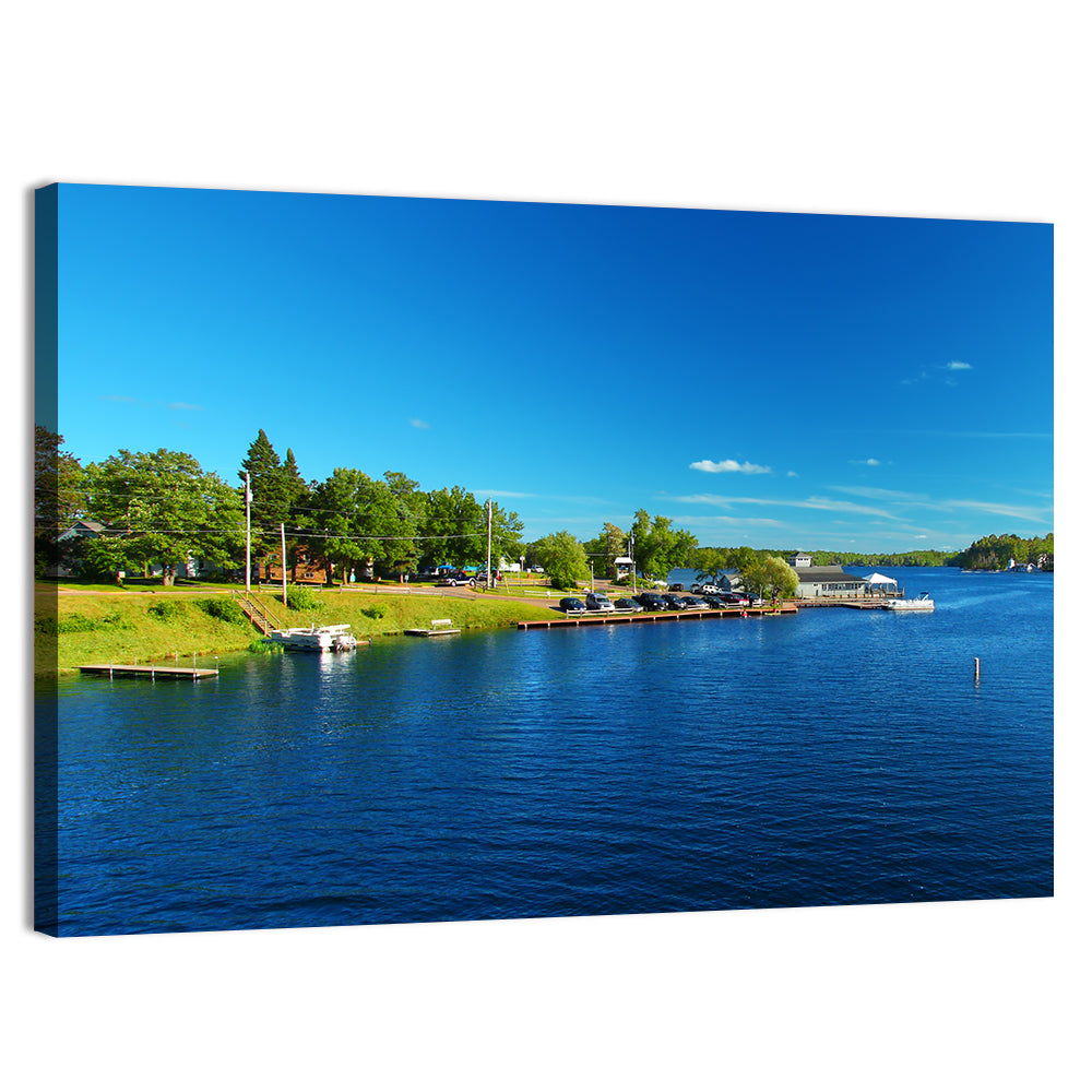 Lake Minocqua Wall Art, canvas print, landscape