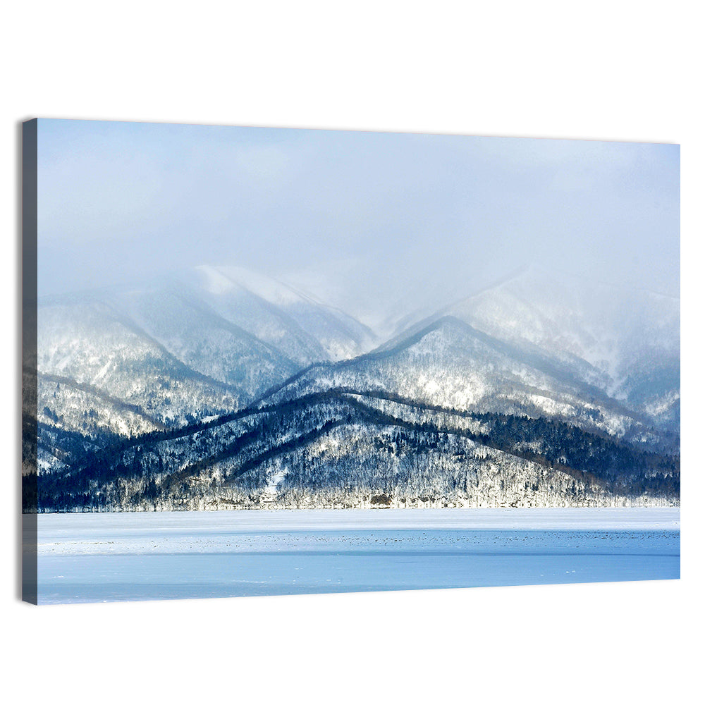 Frozen Lake Kussharo Wall Art