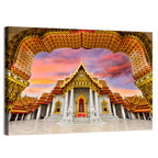 Marble Temple at Sunset Wall Art