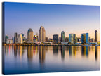 San Diego Skyline at Golden Dusk Wall Art
